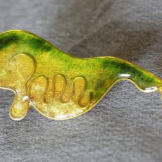 broche résine hippocampe