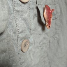 broche résine cheval